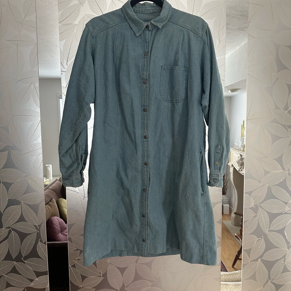 Red Hat Crafts Vintage Jean shirt/coat - Picture 2 of 5